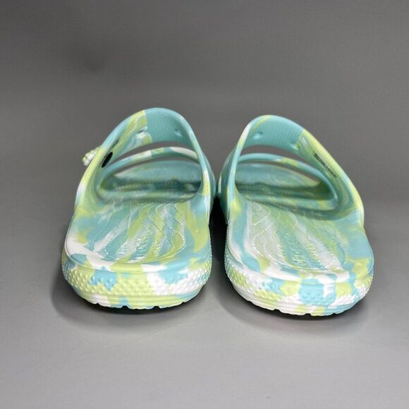 Crocs Sandals Women's 7 Classic Tie Dye Two Strap Summer Beach Recovery Slides - Picture 5 of 10
